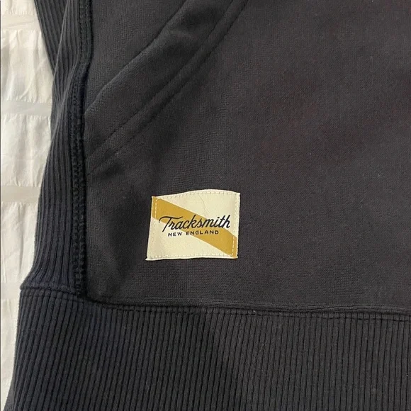 Tracksmith Black Hoodie Sweatshirt lightly worn size medium - Picture 2 of 5